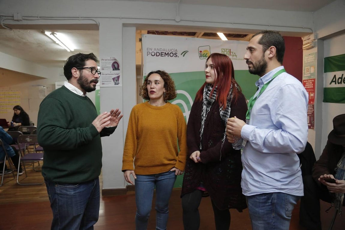 La jornada electoral de Adelante Andalucía, en imágenes