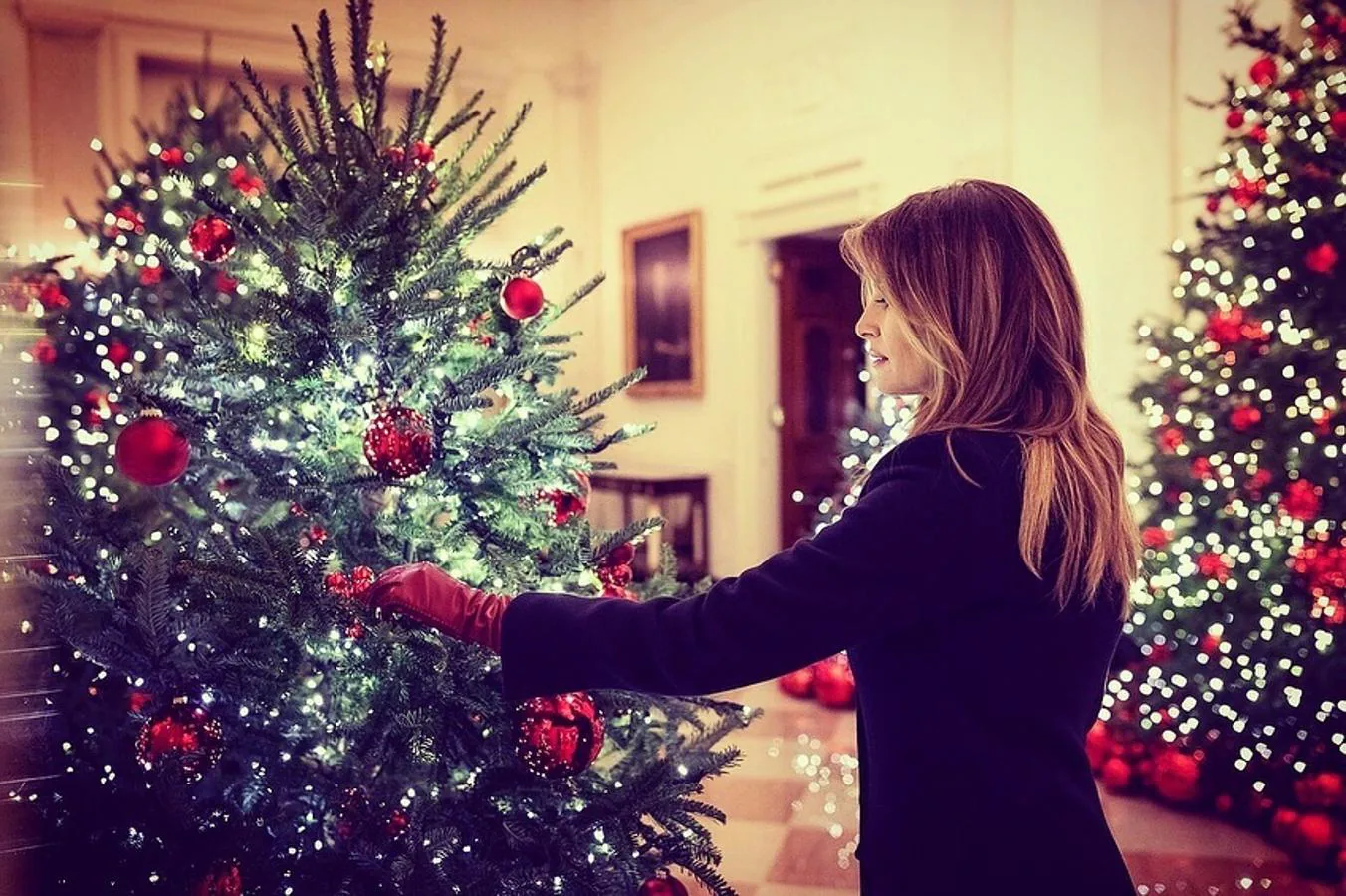 La Navidad ya ha llegado a la Casa Blanca. El pasado 26 de noviembre, el presidente Donald Trump y la primera dama Melania Trump participaron en la llegada de la Navidad de la Casa Blanca. El Sr. Larry Smith, ganador del Concurso Nacional de Árboles de Navidad, presentó el impresionante árbol, que viajó desde Carolina del Norte hasta la mismísima Casa Blanca.