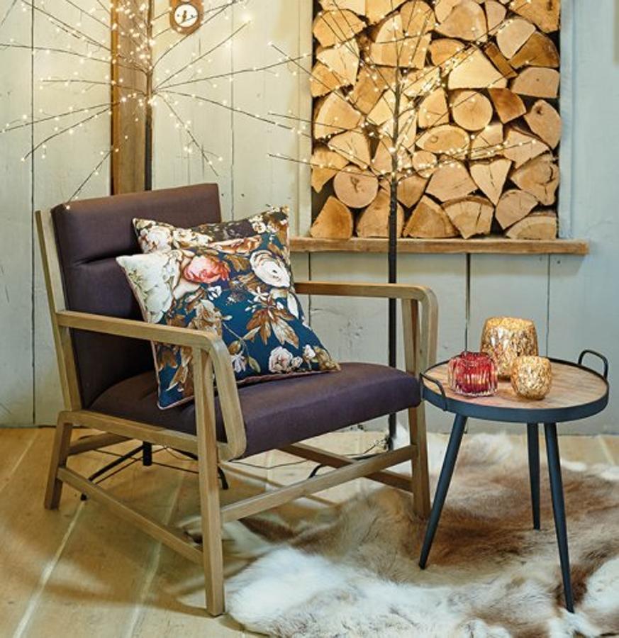 Toda la decoración navideña de la imagen pertenece a la firma de decoración Parlane, con creaciones muy originales y vistosas para vestir el hogar lo más navideño posible.