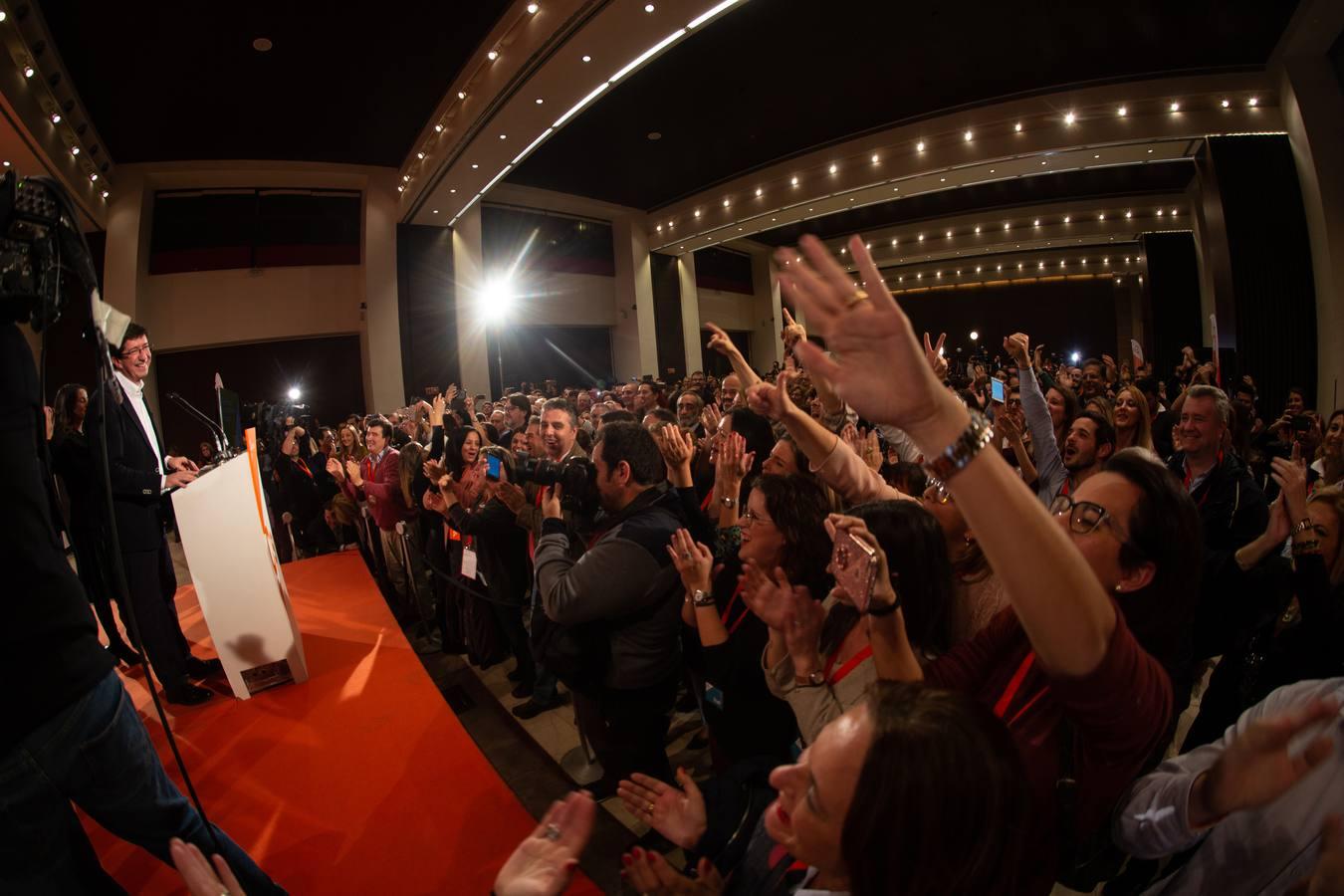 En imágenes, la celebración de la espectacular subida de Ciudadanos en Andalucía en las elecciones andaluzas