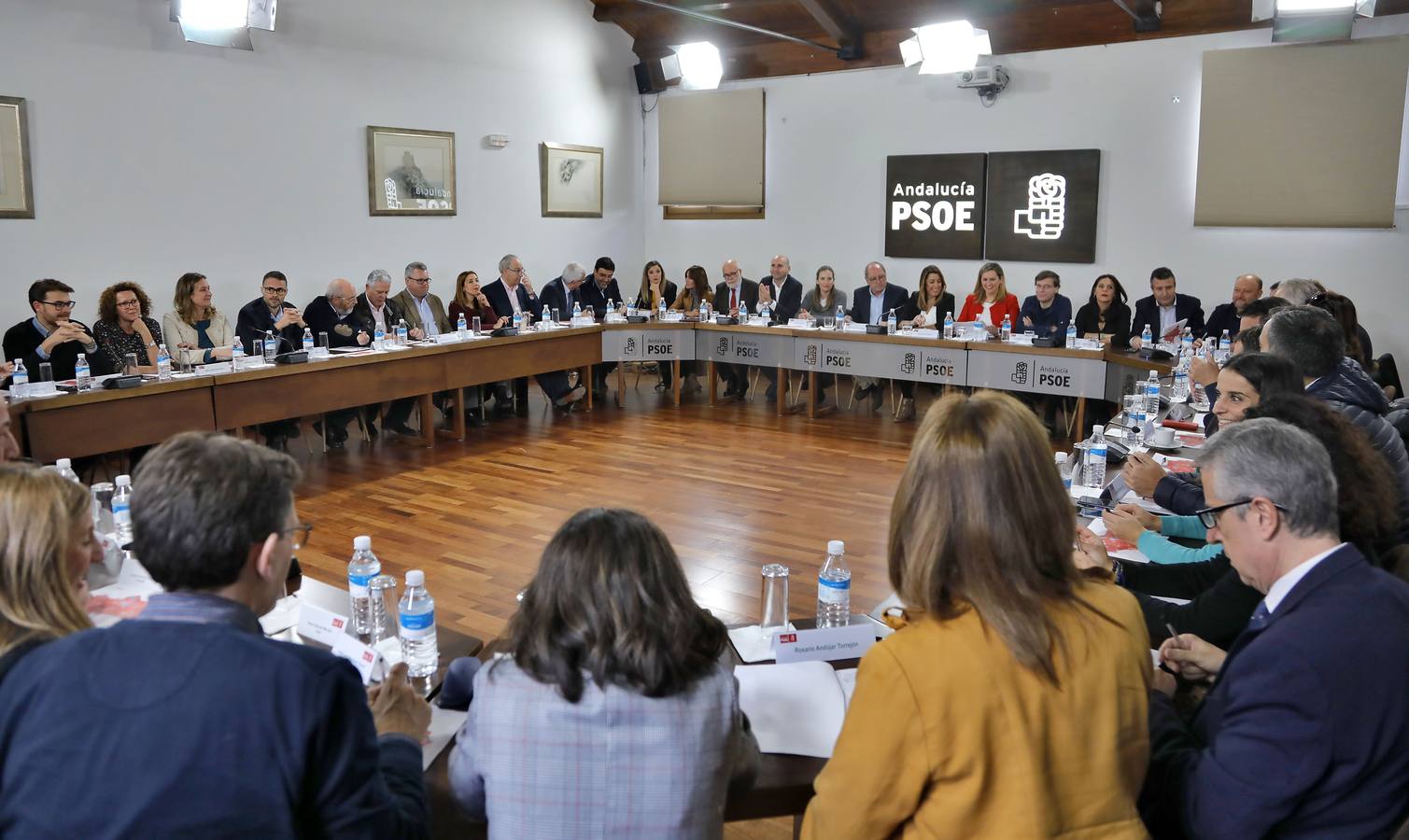En fotos, los políticos evalúan la situación el día después de las elecciones andaluzas