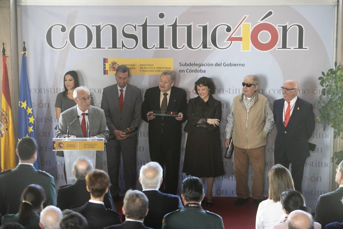 La celebración de los 40 años de la Constitución en Córdoba, en imágenes