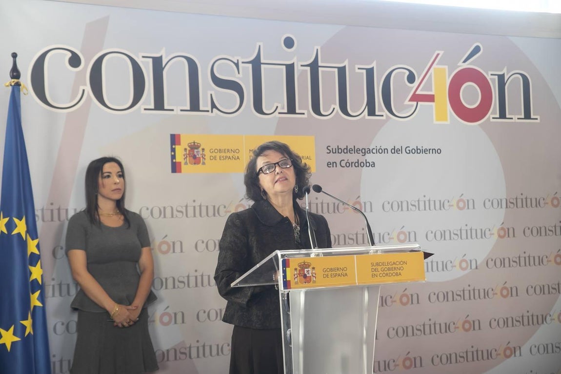 La celebración de los 40 años de la Constitución en Córdoba, en imágenes