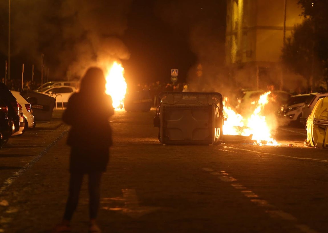 Fotos: Disturbios y cargas en la marcha contra Vox en Cádiz