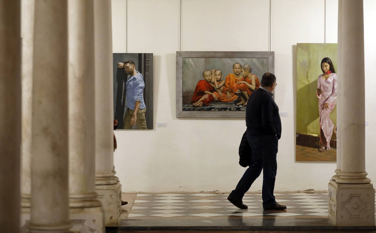 La exposición de pintura de María José Ruiz en Córdoba, en imágenes