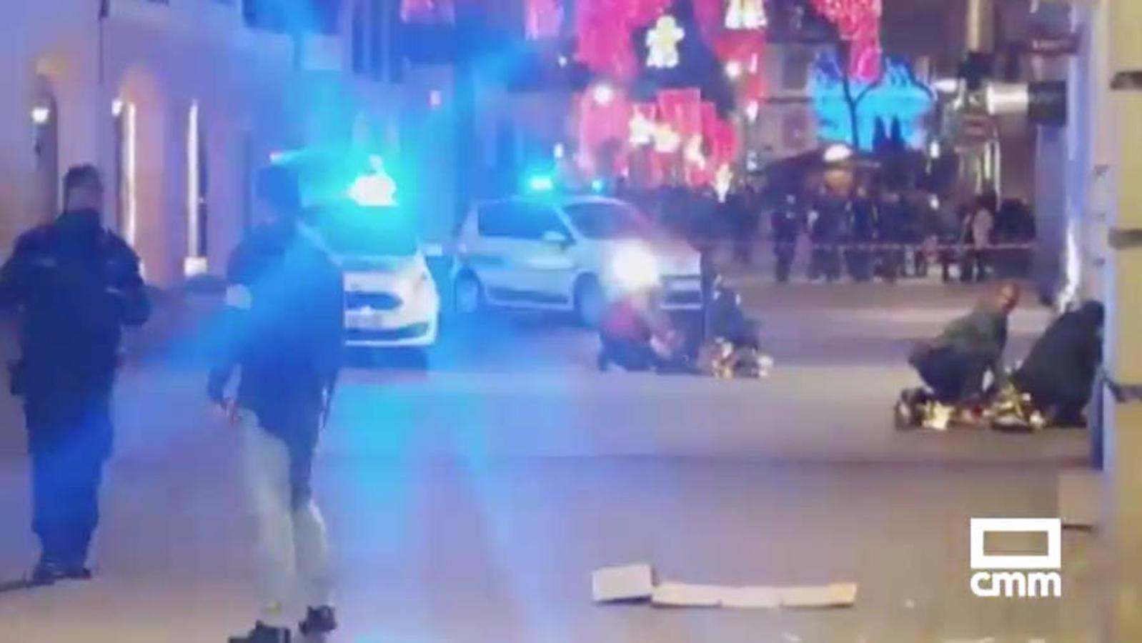 Imagen difundida tras el tiroteo en Estrasburgo. 