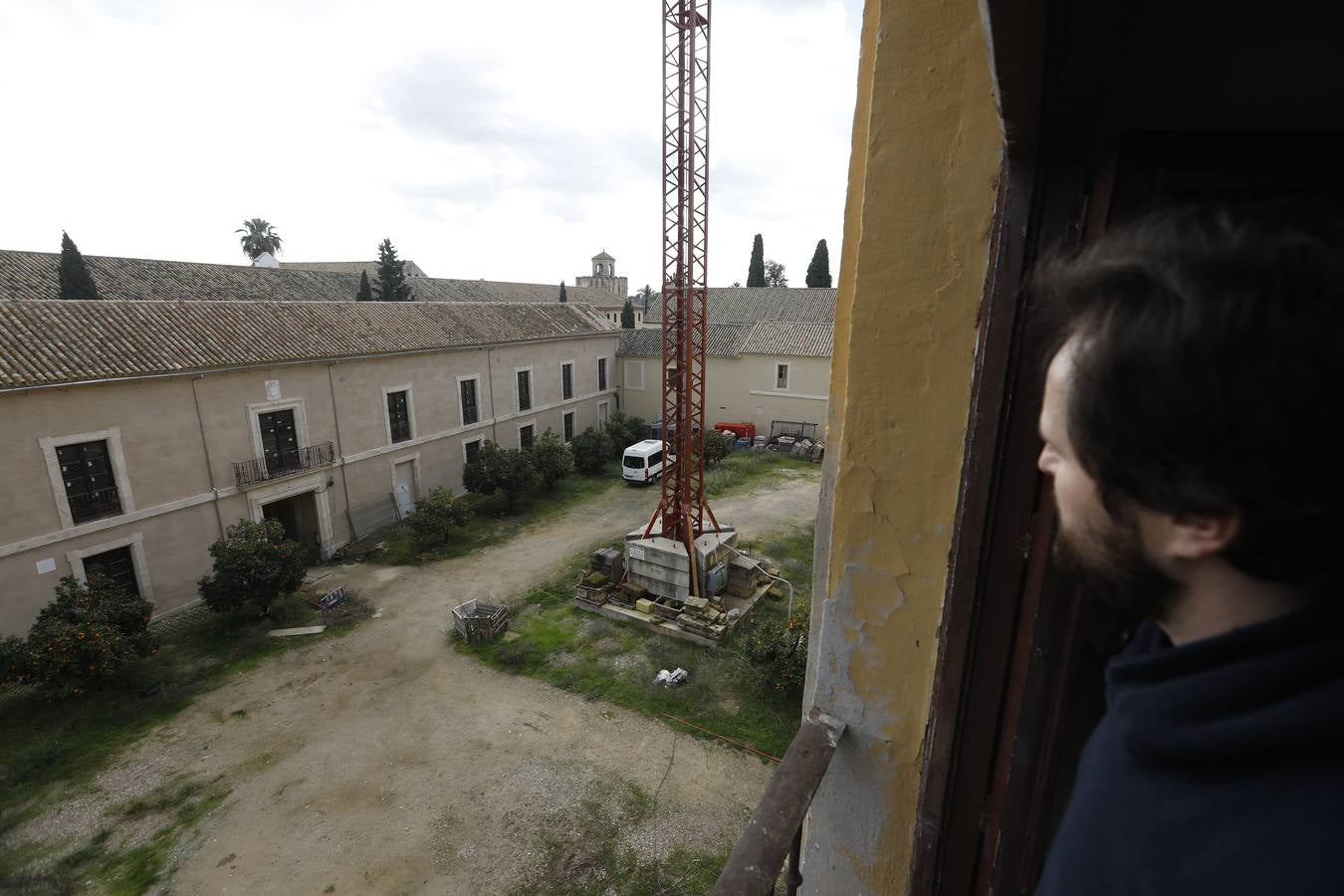 Los primeros preparativos para la reforma del Palacio Episcopal de Córdoba, en imágenes