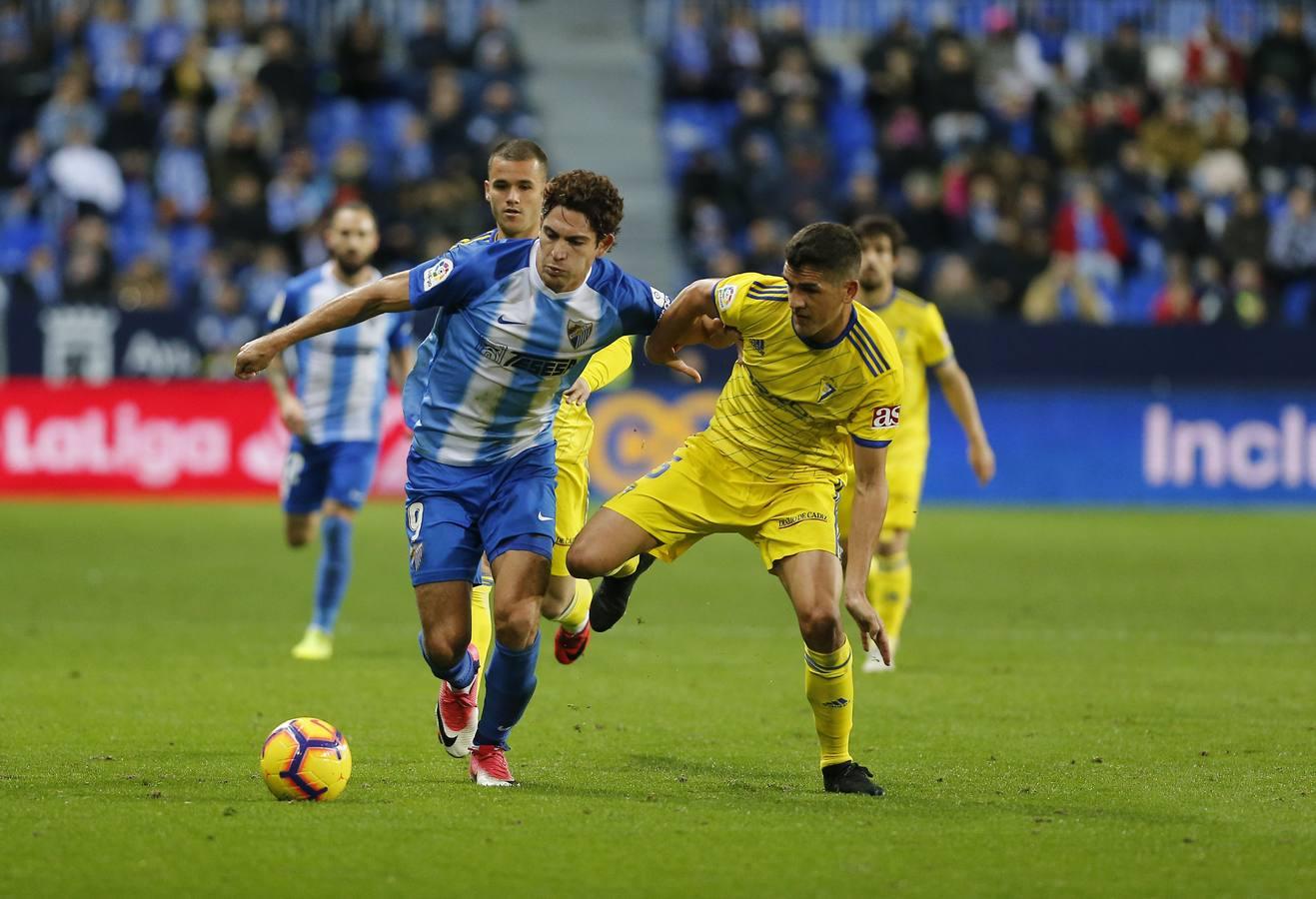 Las imágenes del partido Málaga-Cádiz CF