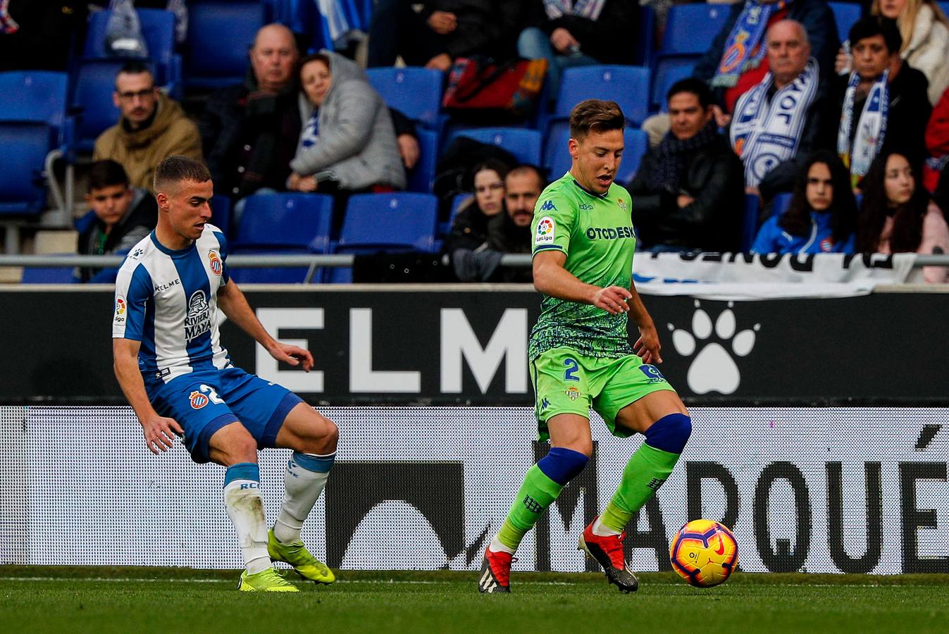 Sexto partido consecutivo sin perder del Real Betis y tercera victoria seguida de los verdiblancos en LaLiga, la que los pupilos de Quique Setién han conseguido en su visita al RCDE Stadium