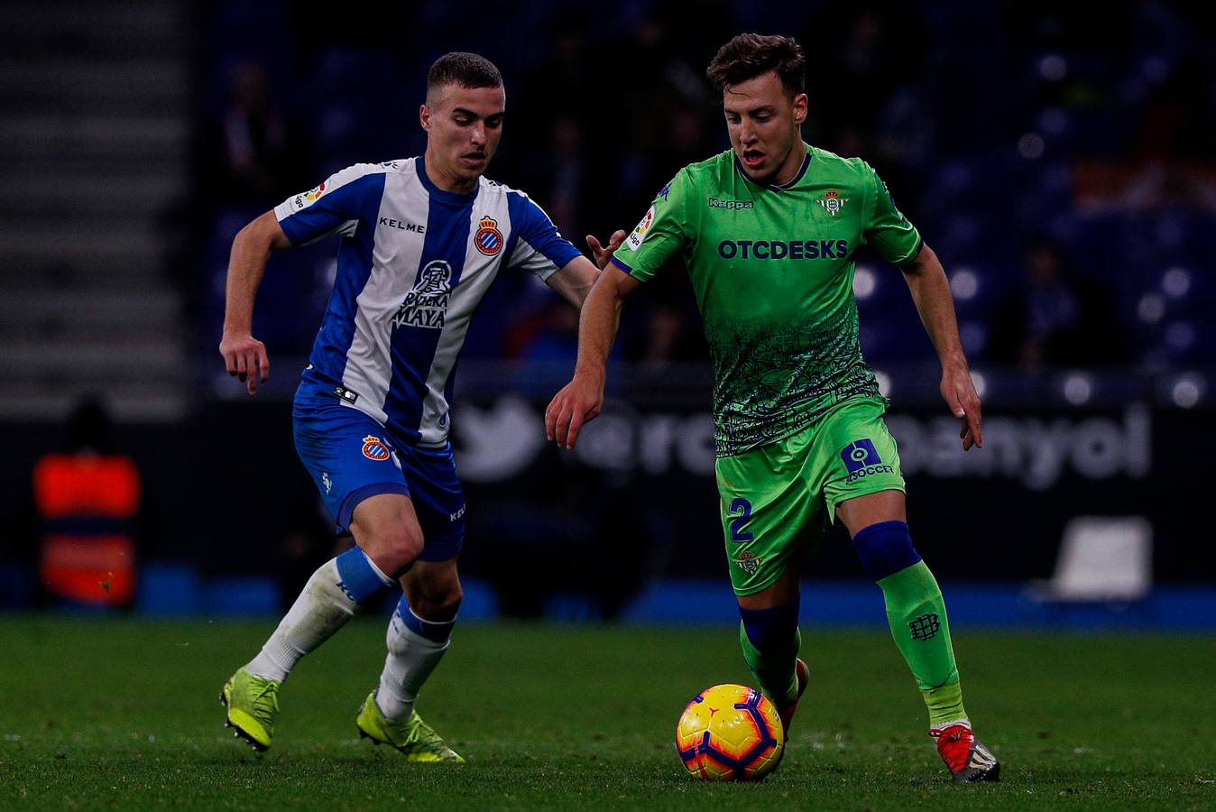 Sexto partido consecutivo sin perder del Real Betis y tercera victoria seguida de los verdiblancos en LaLiga, la que los pupilos de Quique Setién han conseguido en su visita al RCDE Stadium