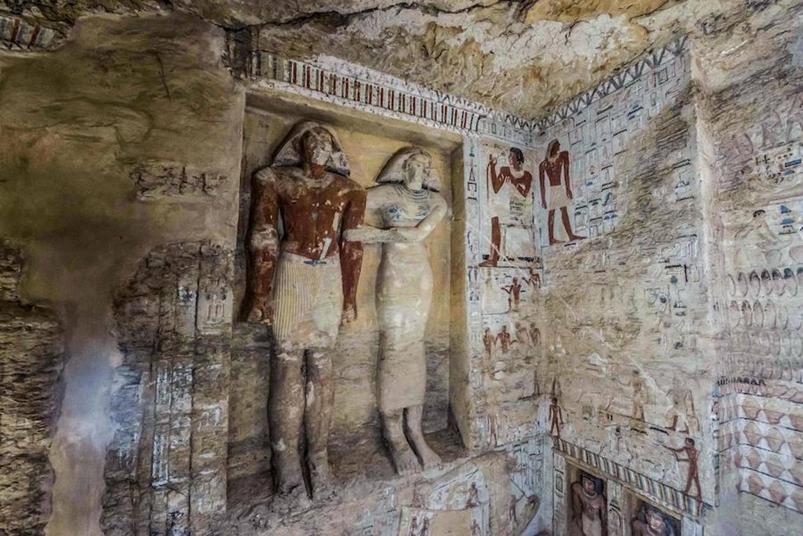 Viaje al interior de la tumba «más bella» descubierta en Egipto en 2018