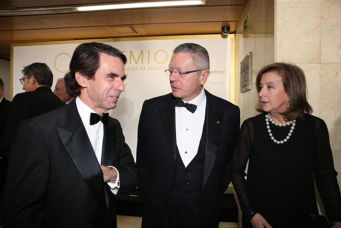 José María Aznar junto a Alberto Ruiz-Gallardón. 