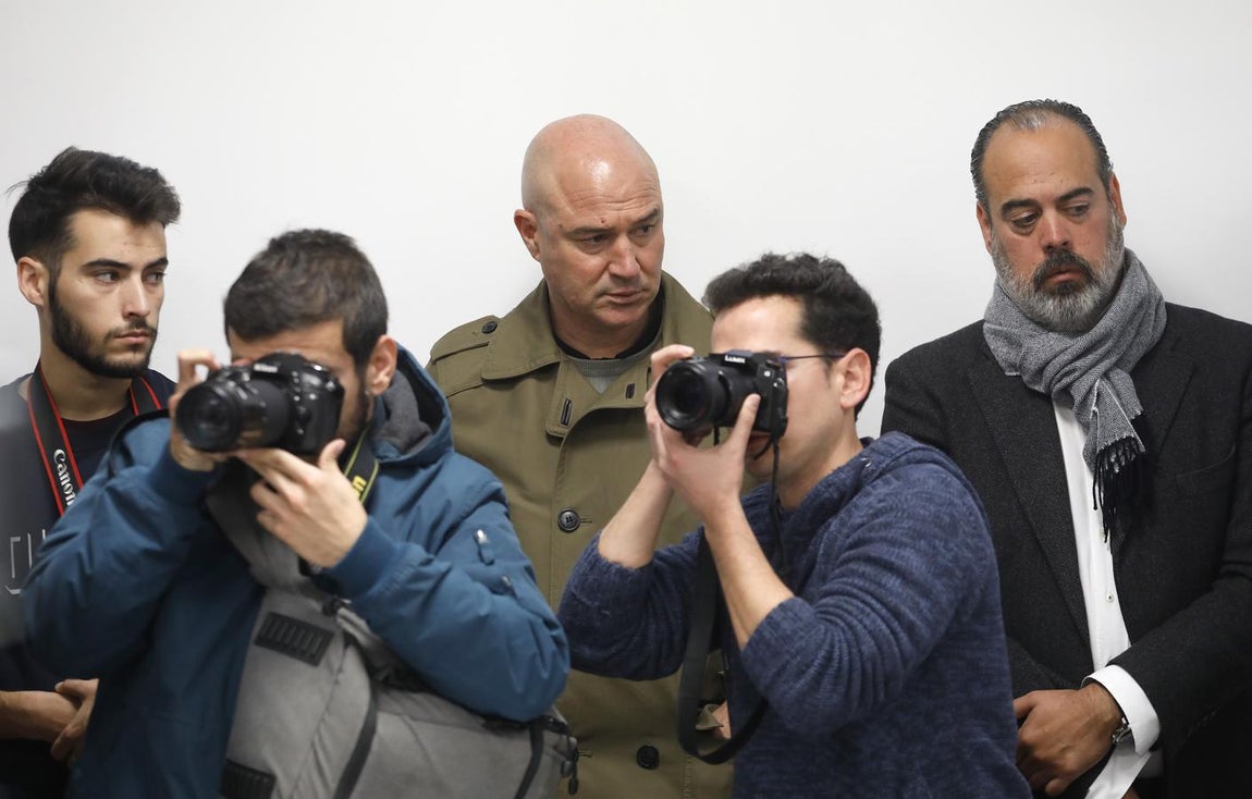 La comparecencia de Jesús León, presidente del Córdoba CF, en imágenes