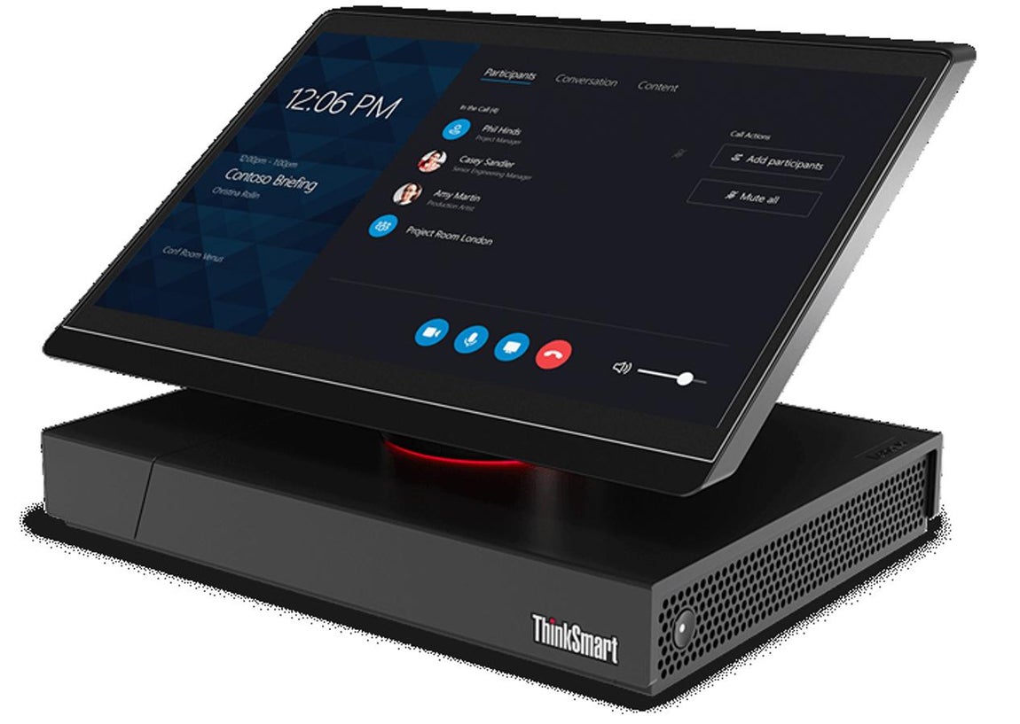 Dispositivo Skype Room Systems. Transforma tu lugar de trabajo con este dispositivo Skype Room Systems todo en uno diseñado específicamente para tener reuniones más eficaces. Diseñado para salas de conferencias de tamaño pequeño o mediano, el ThinkSmart Hub 500 simplifica las reuniones globales con su diseño de sistema basado en Skype. Su precio es de 1.835 euros en Lenovo.