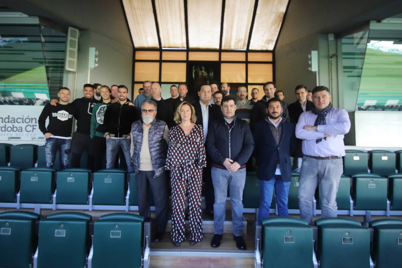 El aperitivo de Navidad del Córdoba CF con la prensa, en imágenes