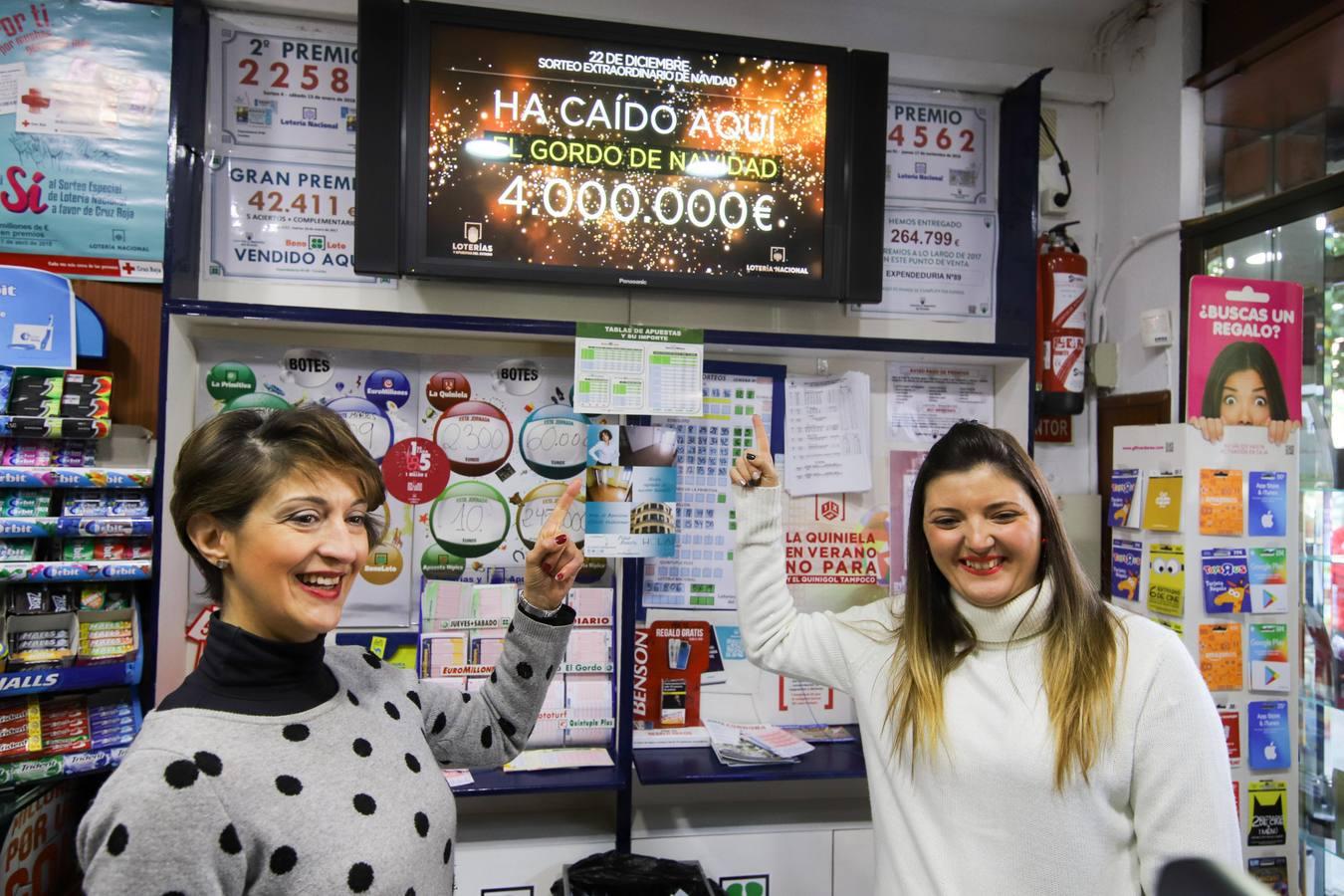 Los premios de la Lotería de Navidad en Córdoba, en imágenes