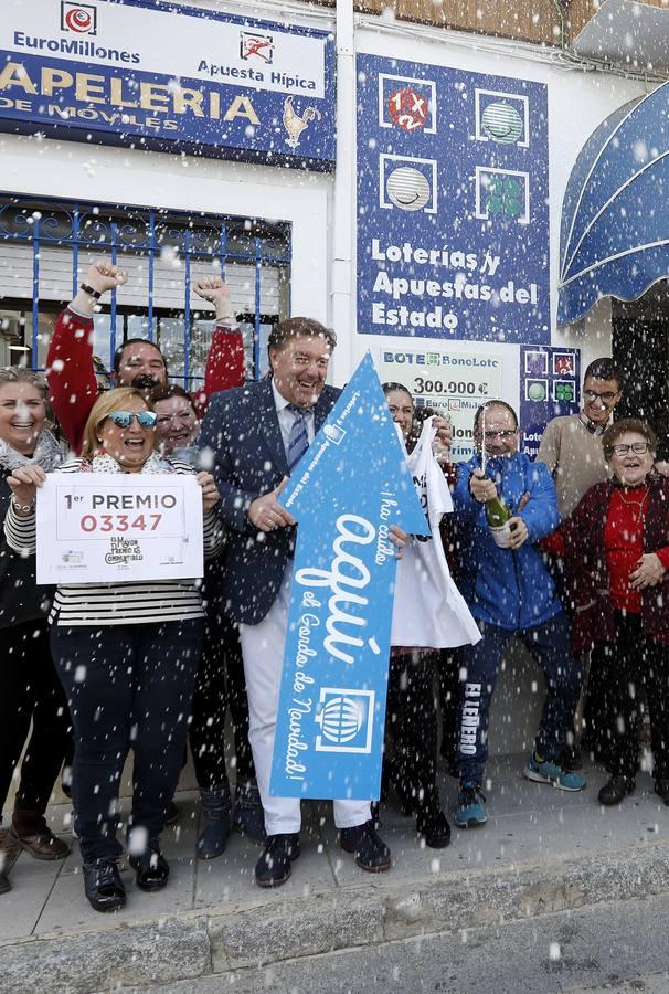 Los premios de la Lotería de Navidad en Córdoba, en imágenes