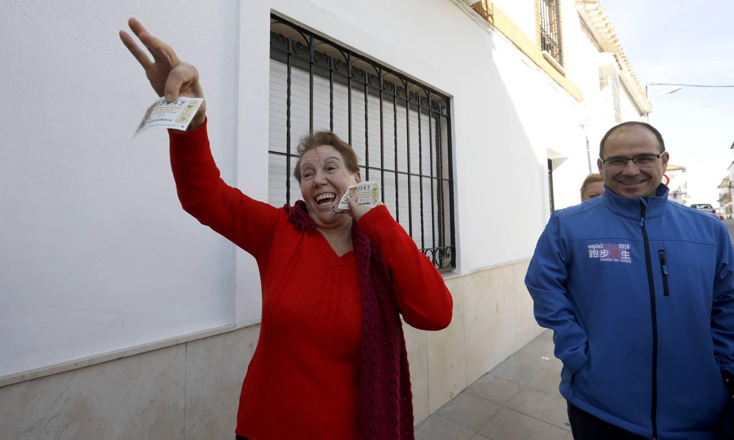 Los premios de la Lotería de Navidad en Córdoba, en imágenes