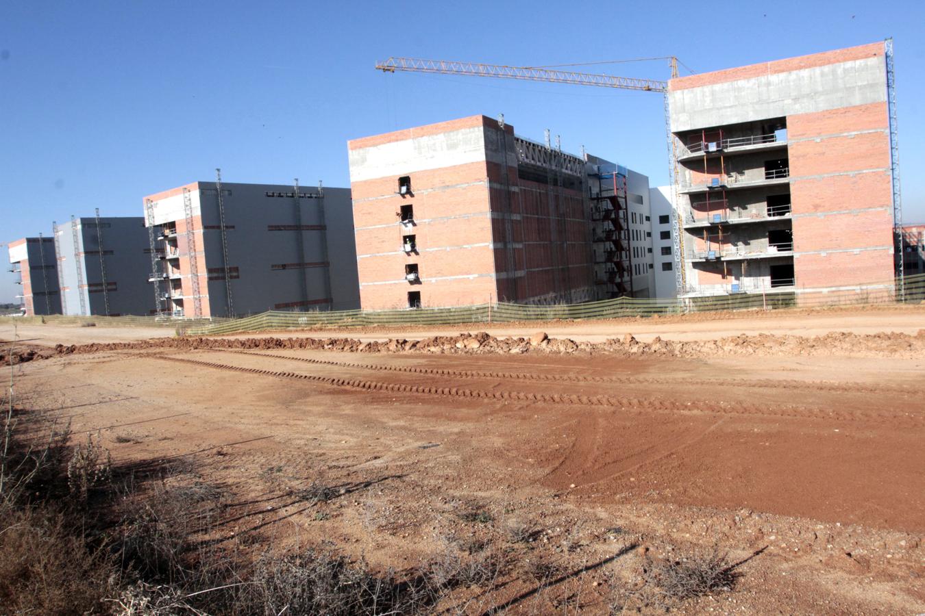 Estado actual de las obras del nuevo hospital de Toledo, en imágenes