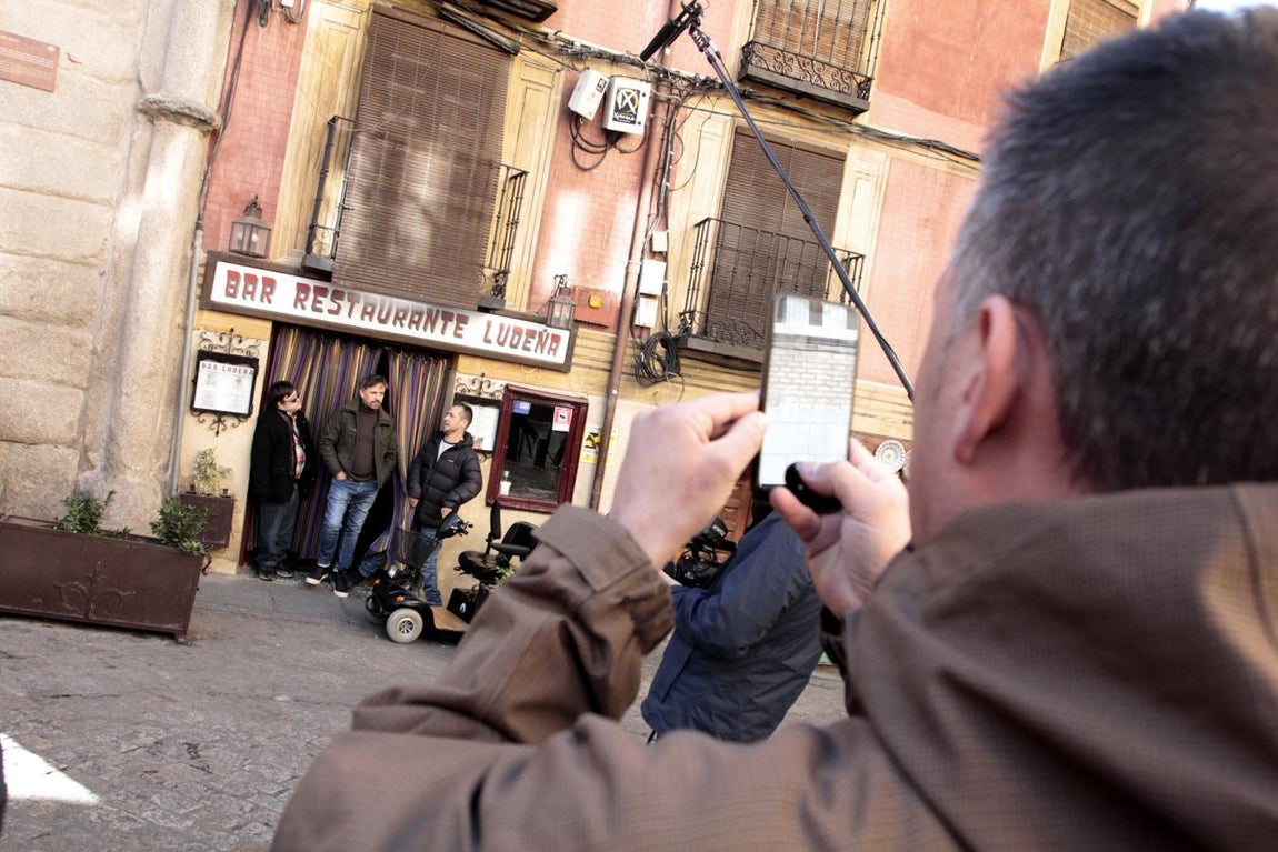 José Mota, «el Langui» y Pablo Pineda, por Toledo