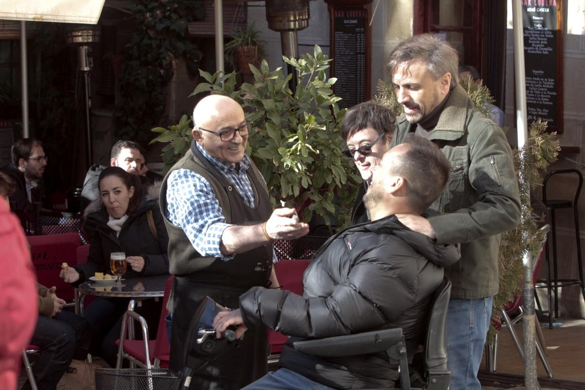 José Mota, «el Langui» y Pablo Pineda, por Toledo