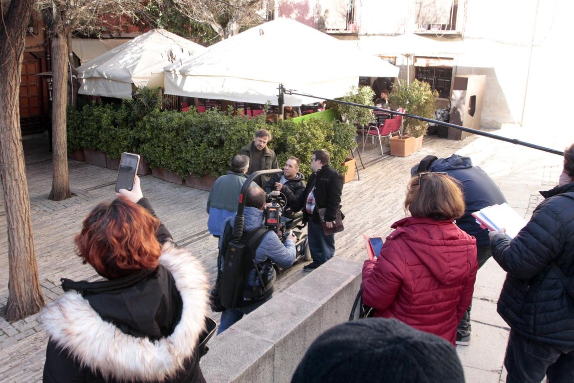 José Mota, «el Langui» y Pablo Pineda, por Toledo