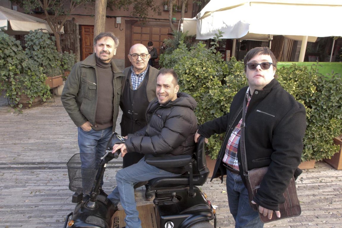 José Mota, «el Langui» y Pablo Pineda, por Toledo