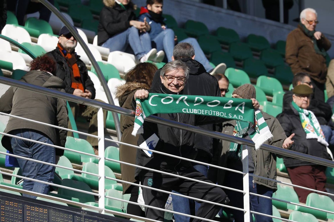 El ambiente en las gradas del Córdoba-Rayo Majadahonda