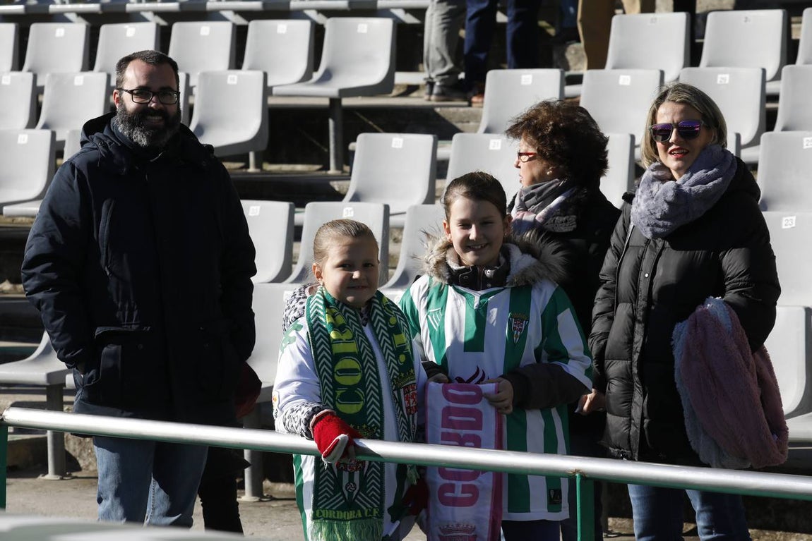 El ambiente en las gradas del Córdoba-Rayo Majadahonda