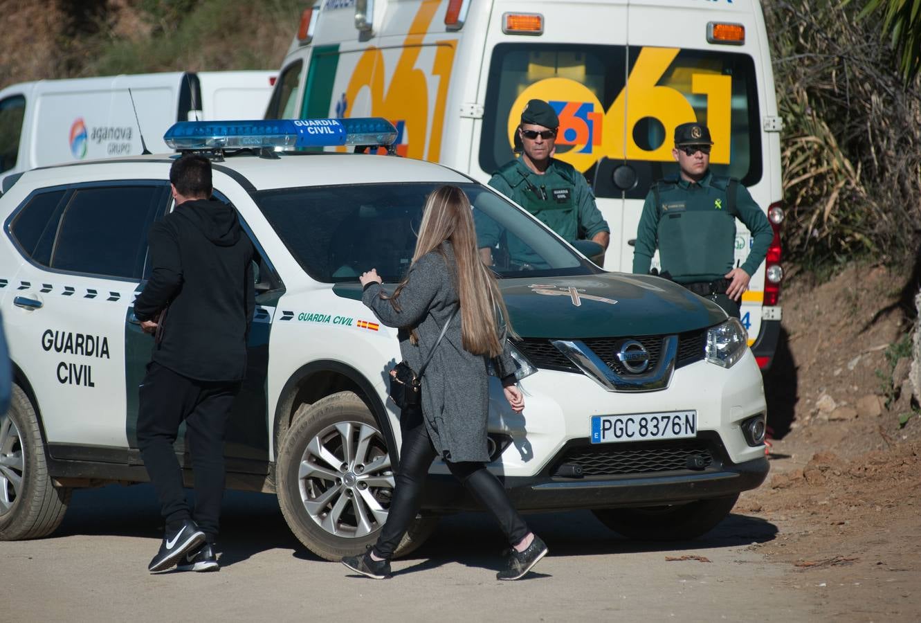 Rescate de un niño de 2 años que cayó a un pozo en la localidad malagueña de Totalán