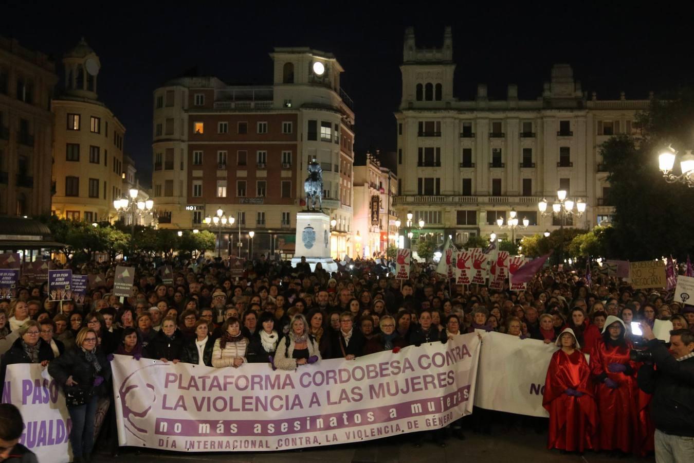 La protesta feminista en Córdoba, en imágenes