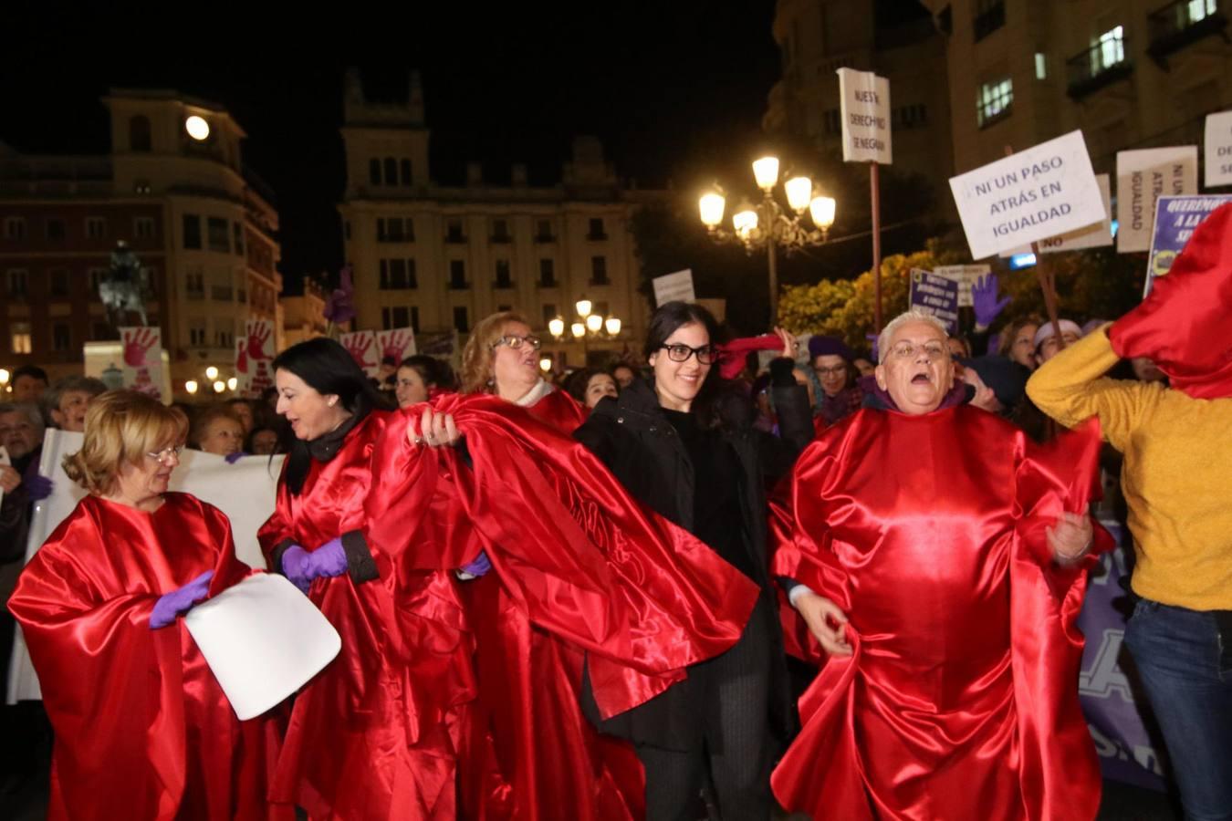 La protesta feminista en Córdoba, en imágenes