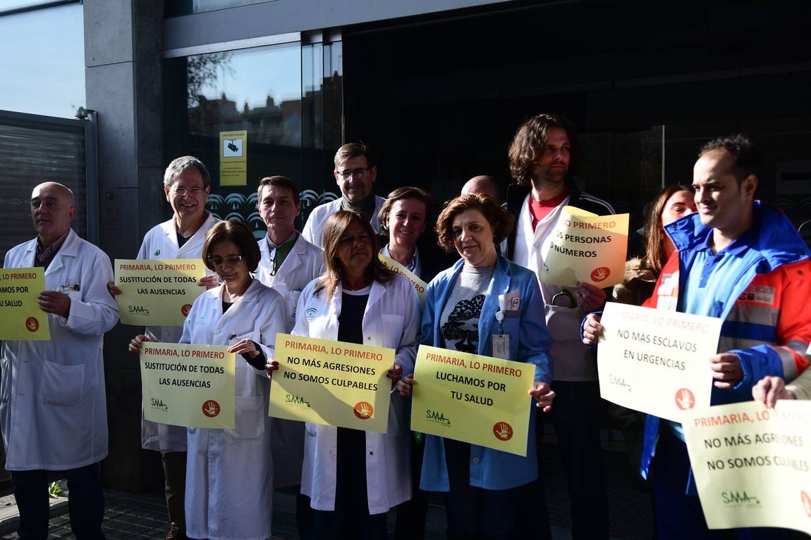 El paro en Atención Primaria en Córdoba, en imágenes
