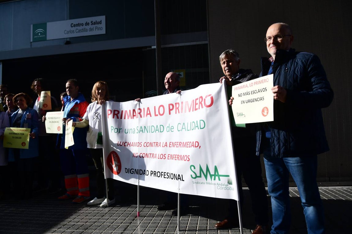El paro en Atención Primaria en Córdoba, en imágenes