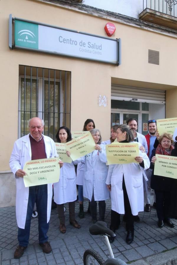 El paro en Atención Primaria en Córdoba, en imágenes
