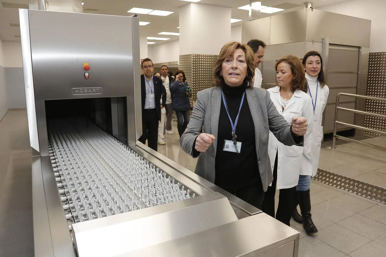 El nuevo tren de lavado de la cocina del Reina Sofía, en imágenes