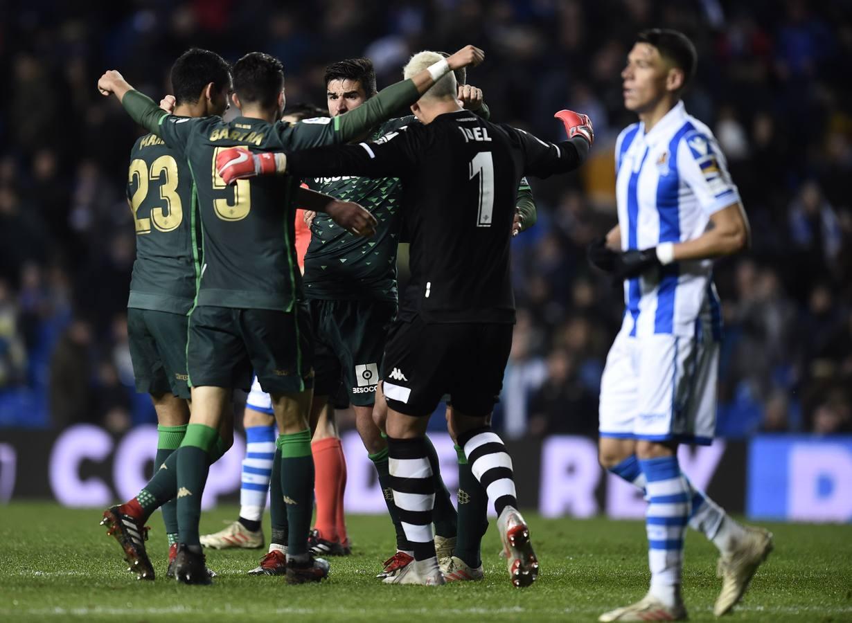 Las mejores imágenes del encuentro Real Sociedad - Real Betis de La Copa