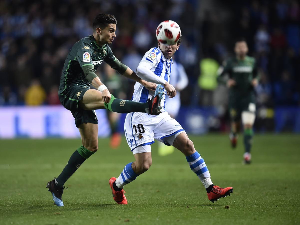 Las mejores imágenes del encuentro Real Sociedad - Real Betis de La Copa