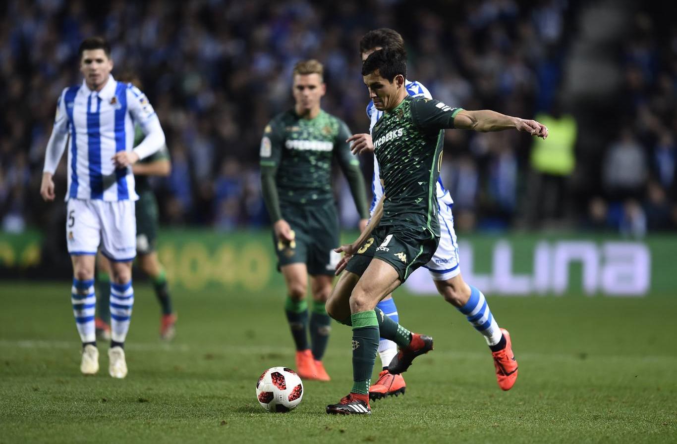 Las mejores imágenes del encuentro Real Sociedad - Real Betis de La Copa