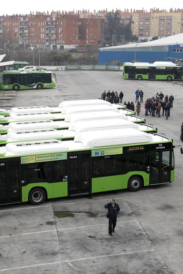 Así son los nuevos autobuses de gas de Aucorsa