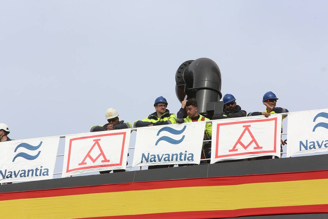 Fotos: Navantia entrega el tercer petrolero, Monte Urquiola, al grupo vasco Ibaizabal