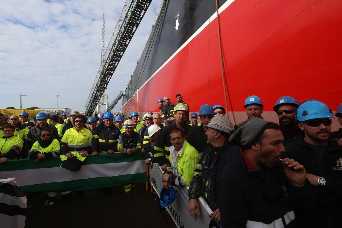 Fotos: Navantia entrega el tercer petrolero, Monte Urquiola, al grupo vasco Ibaizabal