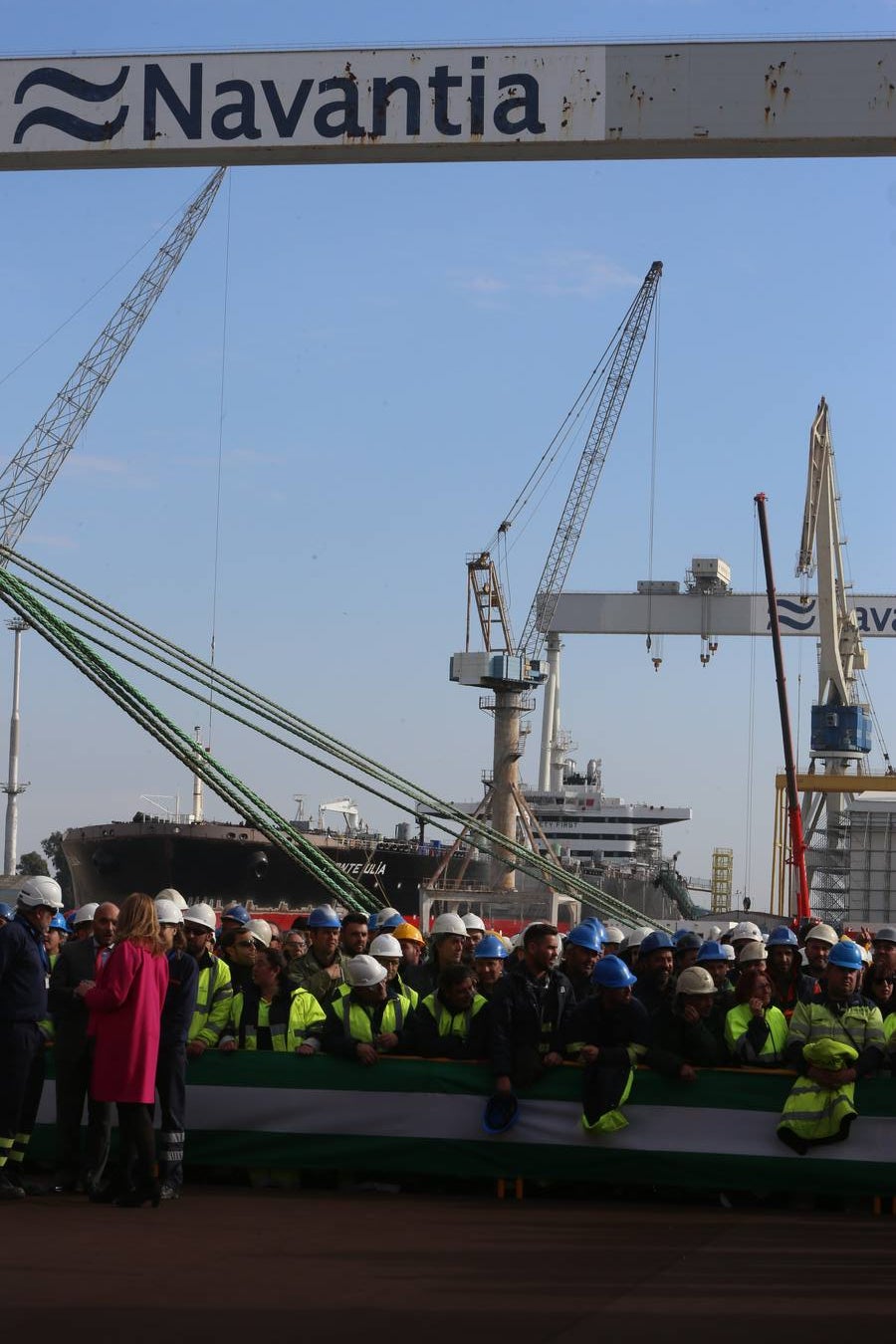 Fotos: Navantia entrega el tercer petrolero, Monte Urquiola, al grupo vasco Ibaizabal