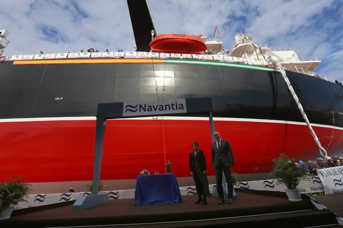 Fotos: Navantia entrega el tercer petrolero, Monte Urquiola, al grupo vasco Ibaizabal