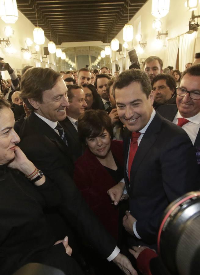 Las caras de la toma de posesión de Juanma Moreno