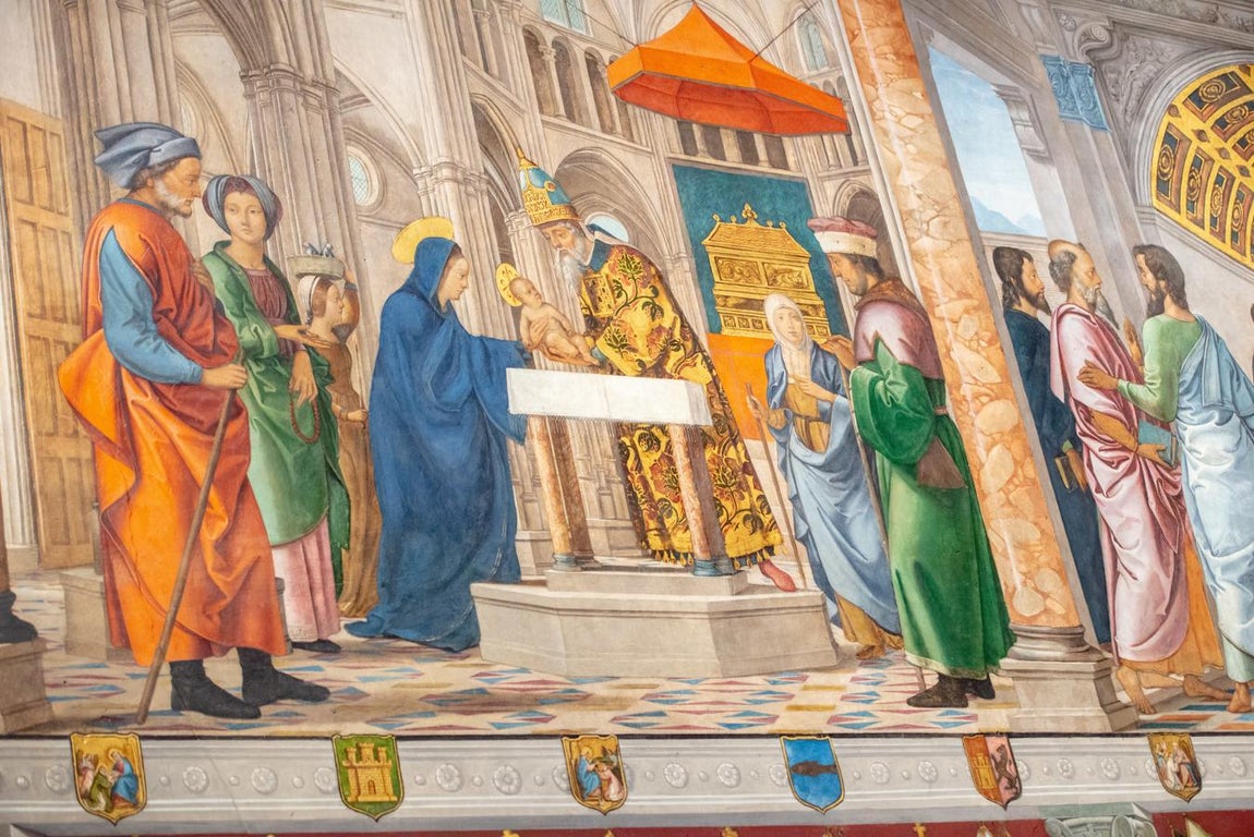 Impresionantes imágenes de la restauración de la Sala Capitular de la catedral