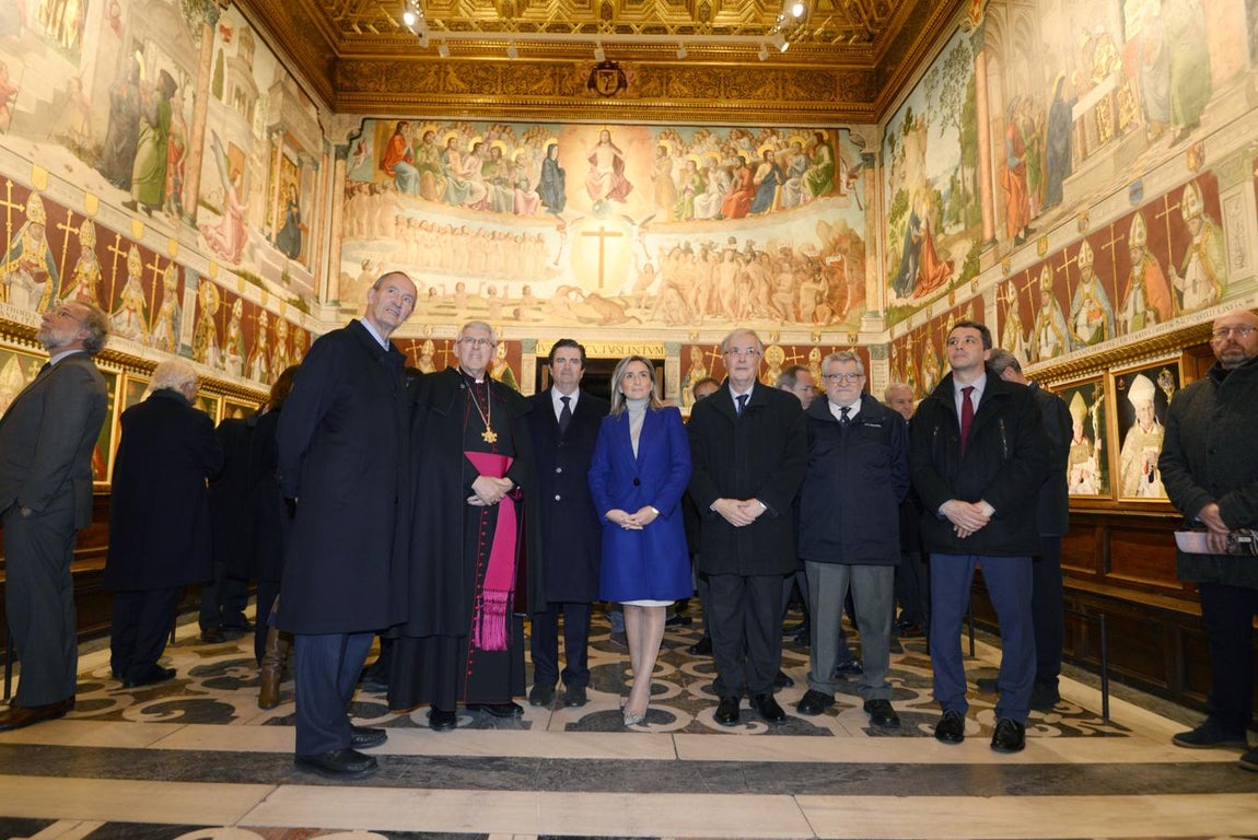 Impresionantes imágenes de la restauración de la Sala Capitular de la catedral