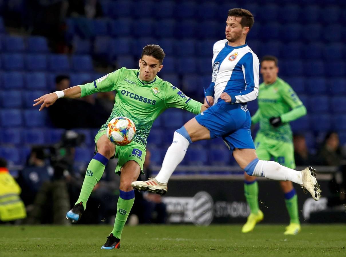 En imágenes, el partido de ida de la Copa del Rey Espanyol-Betis (1-1)