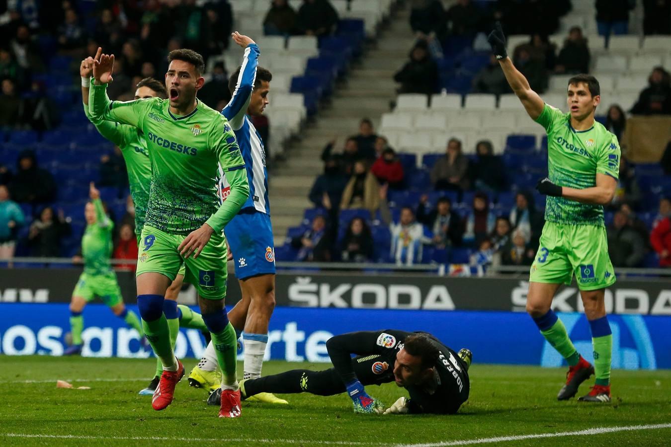 En imágenes, el partido de ida de la Copa del Rey Espanyol-Betis (1-1)