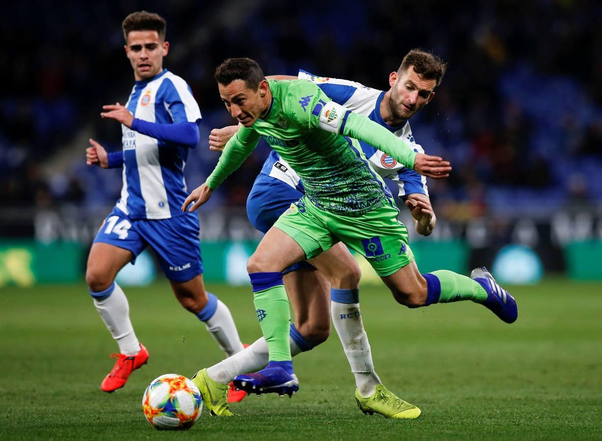 En imágenes, el partido de ida de la Copa del Rey Espanyol-Betis (1-1)